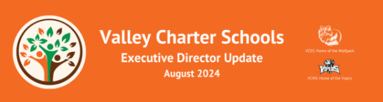 Valley charter school executive director update header
